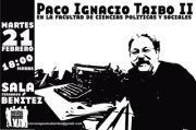 Paco Ignacio Taibo II en Políticas-UNAM